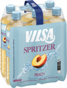 Sixpack mit VILSA Spritzer Peach 0,75l