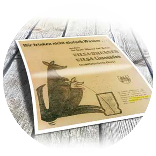 VILSA erste Zeitungsanzeige