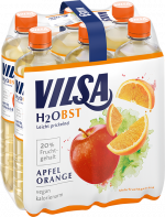 VILSA H2Obst Apfel-Orange im Sixpack