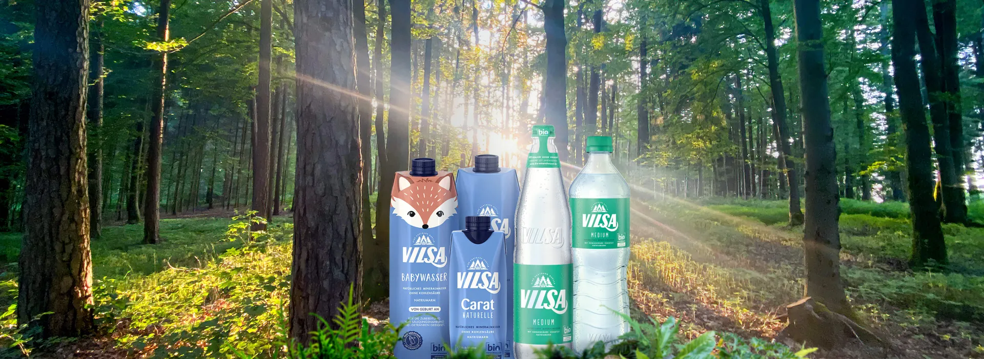 Vilsa Mineralwasser Vielfalt