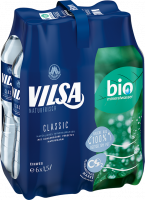 Sixpack mit VILSA Mineralwasser classic rPET 1,5l