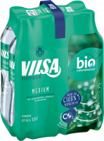 Sixpack mit VILSA Mineralwasser medium rPET 1,0l