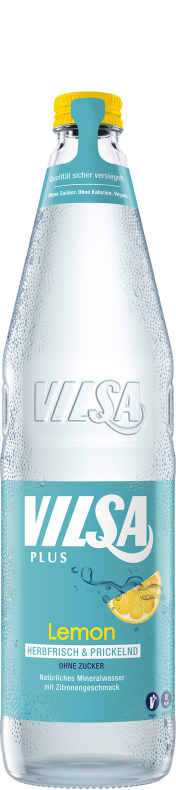 VILSA Mineralwasser Lemon Glas 0,7l