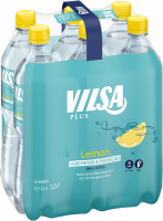 Sixpack mit VILSA Mineralwasser Lemon rPET 1,0l